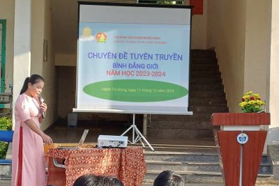 HƯỞNG ỨNG THÁNG HÀNH ĐỘNG VÌ BÌNH ĐẲNG GIỚI NĂM HỌC 2023-2024