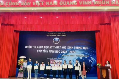 CUỘC THI KHOA HỌC KĨ THUẬT HỌC SINH TRUNG HỌC CẤP TỈNH NĂM HỌC 2022-2023