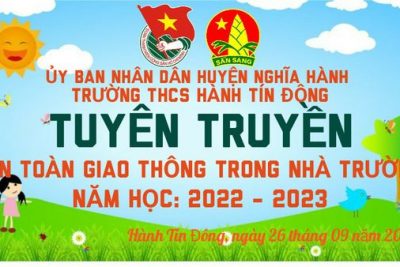 Tuyên truyền ” An toàn giao thông trong nhà trường năm học 2022 – 2023″