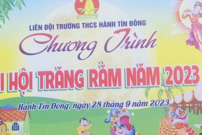 VUI HỘI TRĂNG RẰM NĂM 2023 CỦA TRƯỜNG THCS HÀNH TÍN ĐÔNG