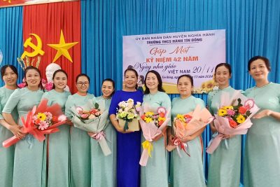 Trường THCS Hành Tín Đông kỷ niệm 42 năm Ngày Nhà giáo Việt Nam 20/11